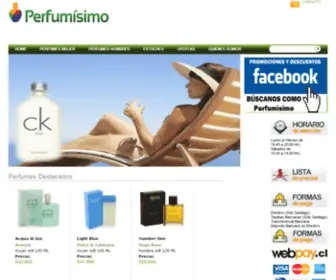 Ventadeperfumes.cl(Venta de Perfumes Perfampo) Screenshot
