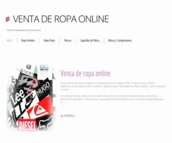 Ventaderopaonline.com(Venta de ropa online) Screenshot