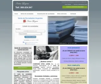 Ventadesociedades.info(Venta de sociedades 24h (SL&SA)) Screenshot