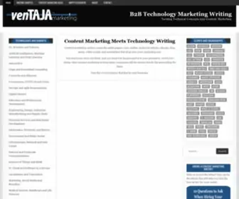 Ventajamarketing.com(Turning Technical Concepts into Content Marketing) Screenshot