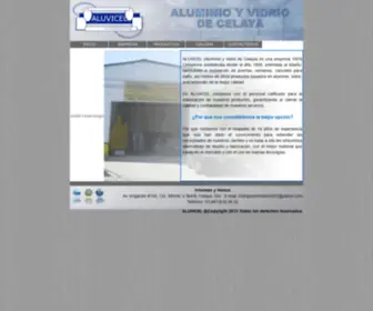 Ventanasaluvicel.com.mx(Aluminio y vidrio de Celaya) Screenshot