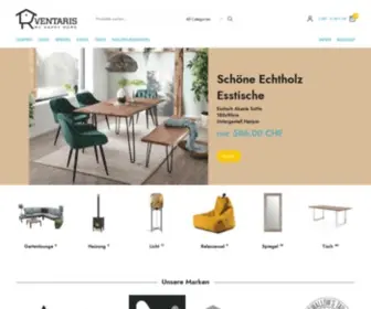 Ventaris.ch(Schweizer Spezialist für hochwertige und ausgewählte Möbel im Innen) Screenshot