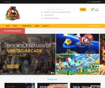 Ventasarcade.cl(Máquinas arcade premium) Screenshot