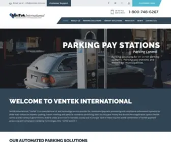 Ventek-INTL.com(The worlds premier automated parking solutions company. Ventek International) Screenshot