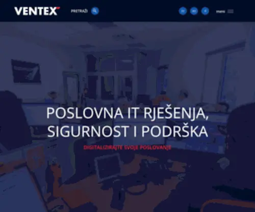 Ventex.hr(Početna) Screenshot