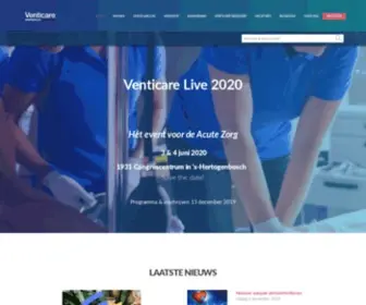 Venticare.nl(De stichting Venticare is een ideële organisatie die zich toelegt op (bij)) Screenshot