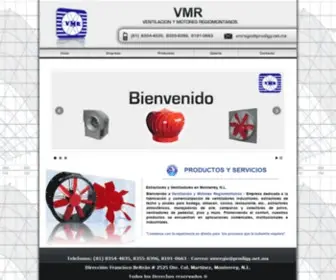 Ventilacionymotores.com(Ventilacion y Motores Regiomontanos) Screenshot