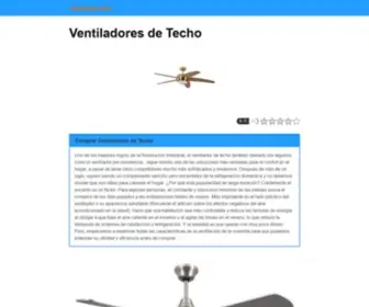 Ventiladorestecho.com.es(La Mejor Web Sobre Ventiladores) Screenshot