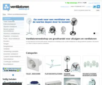 Ventilatorenwebshop.nl(Ventilatorenwebshop) Screenshot