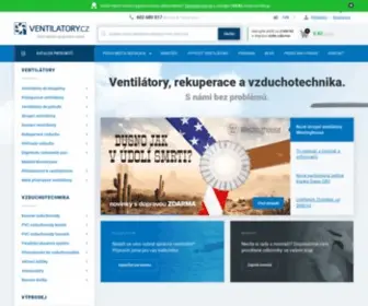 Ventilatory-Vzduchotechnika.cz(VENTILÁTORY.cz) Screenshot