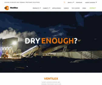 Ventilex.com(Where experts make the difference) Screenshot