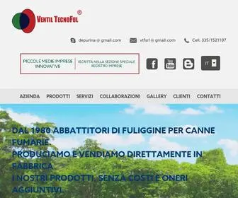 Ventiltecnoful.it(Abbattitori di Fuliggine) Screenshot