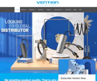 Ventioncable.com(For Your Audio Visual Enjoyment) Screenshot