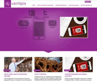 Ventipix.com(Cloud-Based Management Applications For Businesses) Screenshot