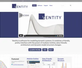 Ventity.biz(Simulation software for complex systems) Screenshot