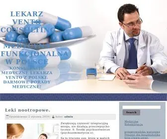 Vento.net.pl(Lekarz Vento consulting) Screenshot