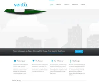 Ventosolutions.com(Vento Solutions) Screenshot