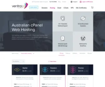 Ventraipbusiness.com.au(Website Hosting) Screenshot