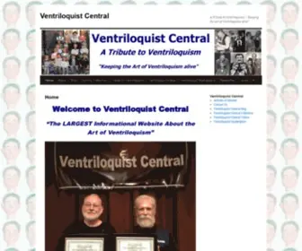 Ventriloquistcentral.com(Ventriloquist Central) Screenshot