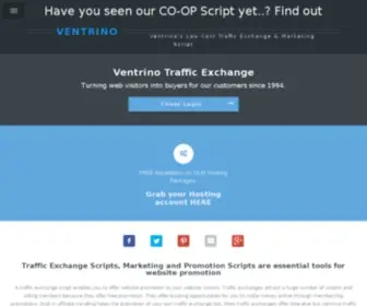 Ventrino.com(Get your 30 day FREE trial Traffic Exchange NOW) Screenshot