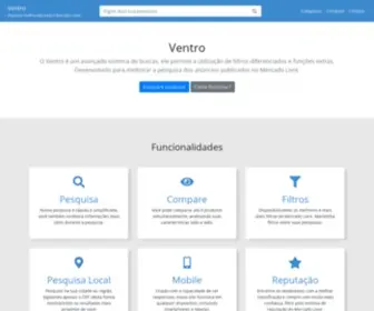 Ventro.com.br(Página Inicial) Screenshot