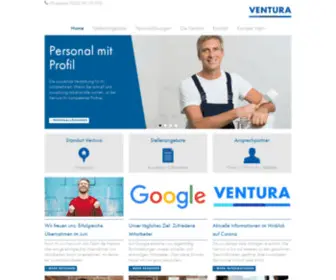 Ventura-Personal.de(Ventura Personaldienstleistungen) Screenshot