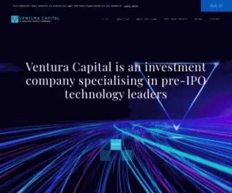 Ventura.ae(Investments in pre IPO technology companies) Screenshot