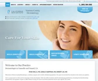 Venturacountydermatology.com(Camarillo Dermatologist) Screenshot