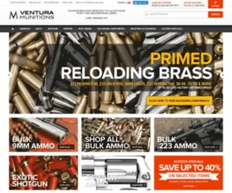 Venturamunitions.com(Cheap Bullk Ammunition For Sale) Screenshot