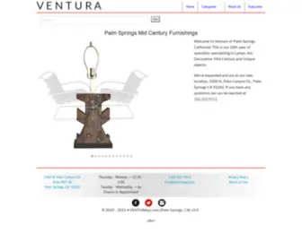 Venturaps.com(Iconic Furnishings and Art) Screenshot