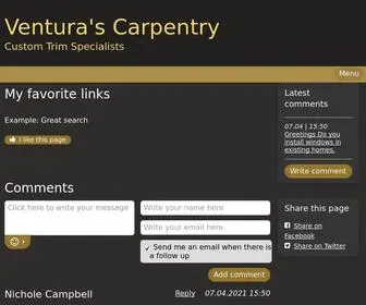 Venturascarpentry.com(Links) Screenshot