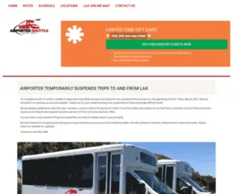 Venturashuttle.com(Ventura County Airporter) Screenshot