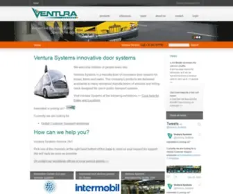 Venturasystems.com(Innovative doorsystems) Screenshot