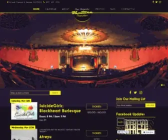 Venturatheater.net(Live music venue in Ventura) Screenshot