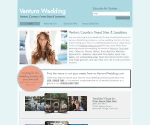 Venturawedding.com(Ventura) Screenshot