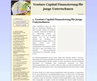 Venture-Capital-Finanzierung.de(Venture Capital Finanzierung) Screenshot