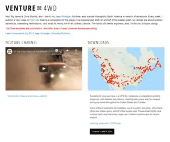 Venture4WD.com(The world still needs explorers) Screenshot