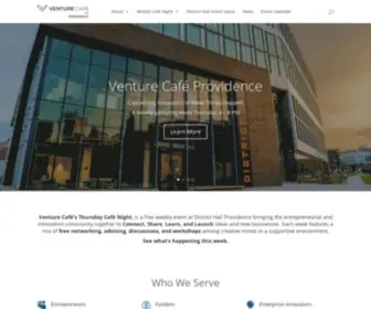 Venturecafeprovidence.org(District Hall Providence) Screenshot