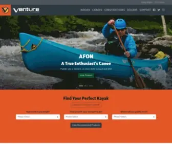 Venturekayaks.com(Venture Kayaks) Screenshot