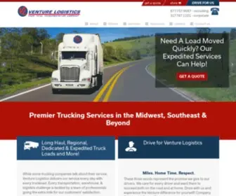 Venturelogistics.com(Venture) Screenshot