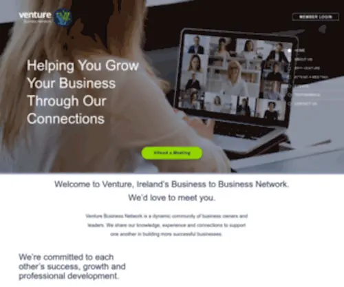 Venturenetwork.ie(Venture Business Network) Screenshot