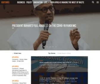 Venturesafrica.com(Ventures Africa) Screenshot
