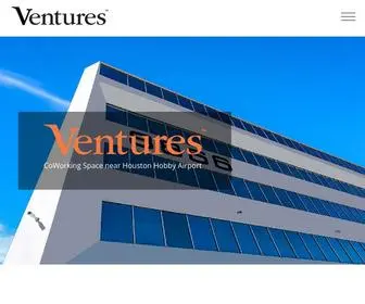 Venturescoworking.com(CoWorking space near Houston Hobby airport) Screenshot