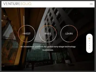 Venturesouq.com(An investment platform for global early) Screenshot