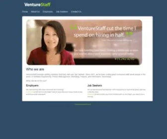 Venturestaff.com(We connect GREAT PEOPLE with GREAT COMPANIES) Screenshot