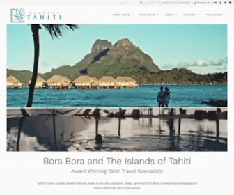 Venturetahiti.com(Bora Bora and The Islands of Tahiti) Screenshot