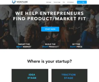 Venturevalidator.com(Venture Validator) Screenshot