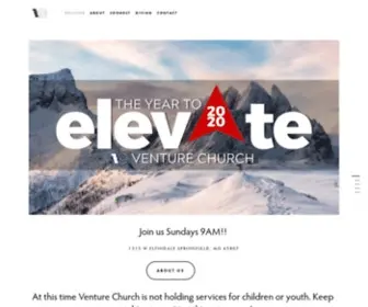 Venturewithus.org(Venture Church) Screenshot