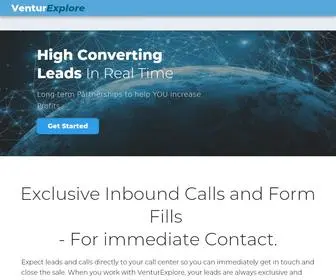 Venturexplore.com(Home) Screenshot