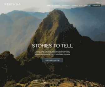 Venturia.com.pe(Find the Ideal Trip in Peru) Screenshot